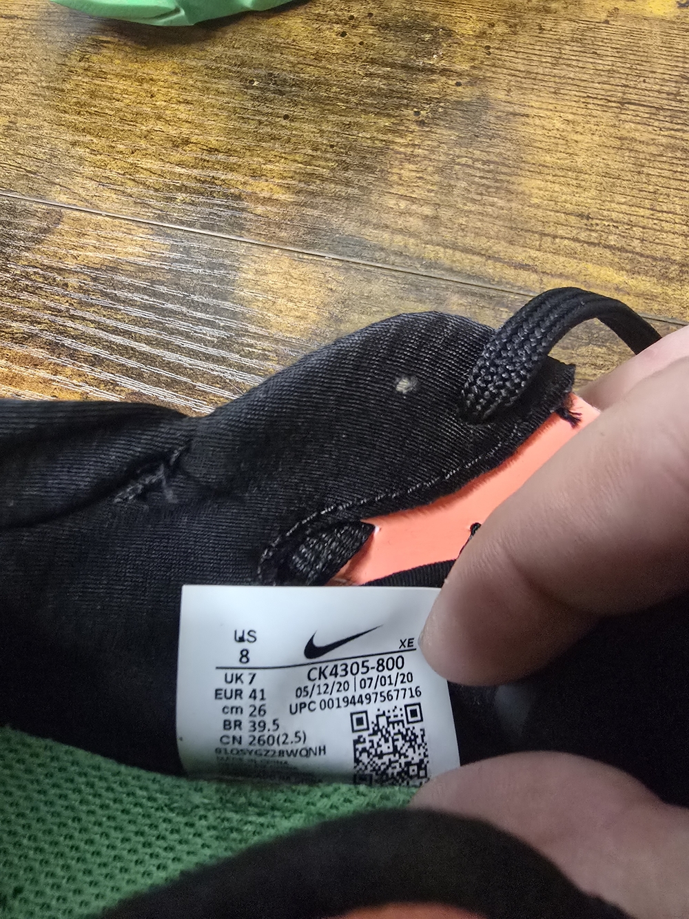 Nike Pegasus Trail 2 'Bright Mango' Men’s Size 8 – Style CK4305-800 - Picture 6 of 6